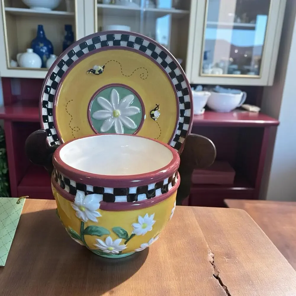 Debbie Mumm “From My Garden” Cup & Saucer New With Tags 2004 - Picture 2 of 5